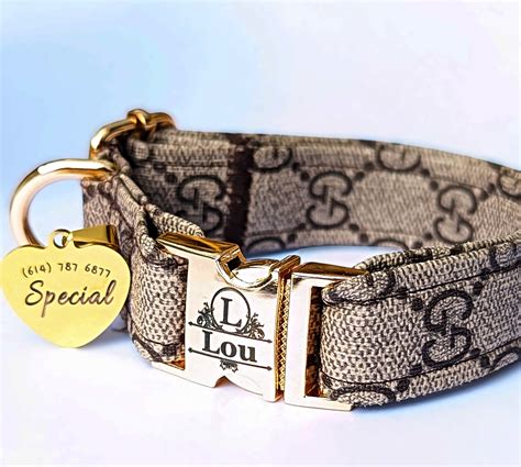 gucci dog collars and leashes|designer dog collars small dogs.